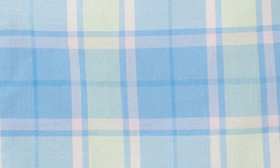 Andy & Evan Cotton Romper & Bow Tie Set In Blue