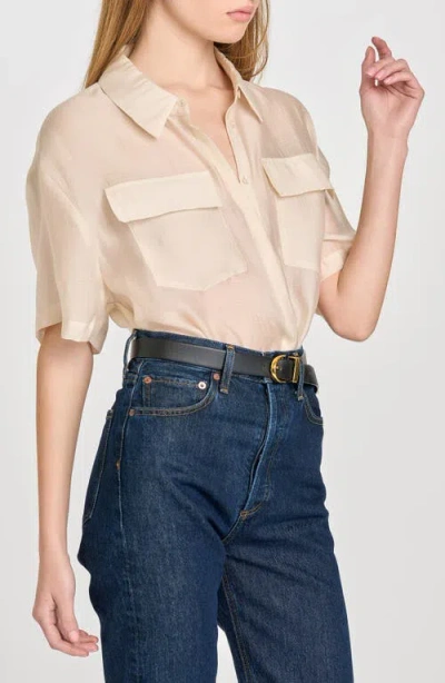 Wayf Daria Short Sleeve Button-up Shirt
