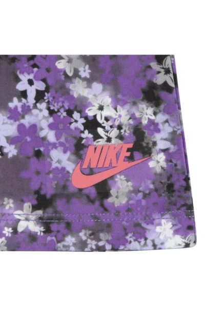 Nike Fresh Cut Sweatshirt & Leggings Set In Purple