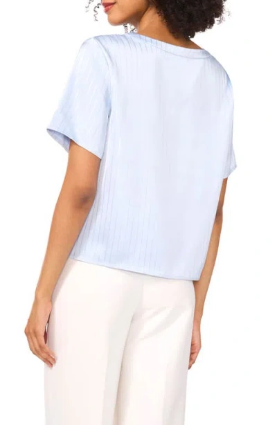 Vince Camuto Metallic Stripe Satin Top