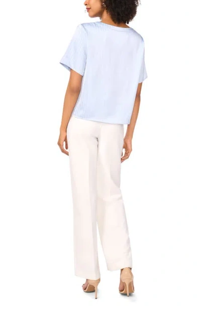 Vince Camuto Metallic Stripe Satin Top