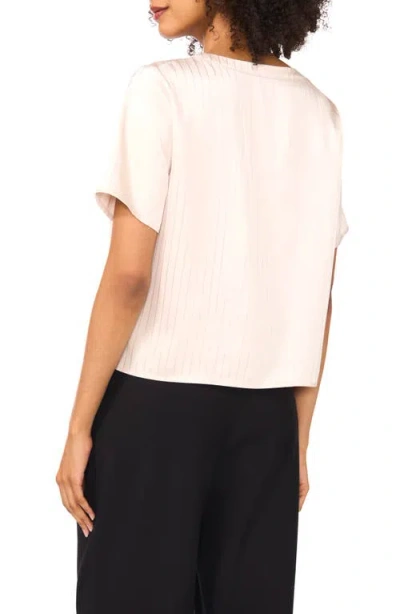 Vince Camuto Metallic Stripe Satin Top