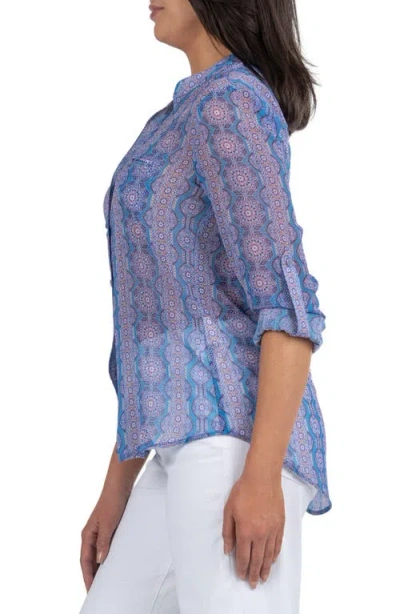 Kut From The Kloth Jasmine Chiffon Button-up Shirt