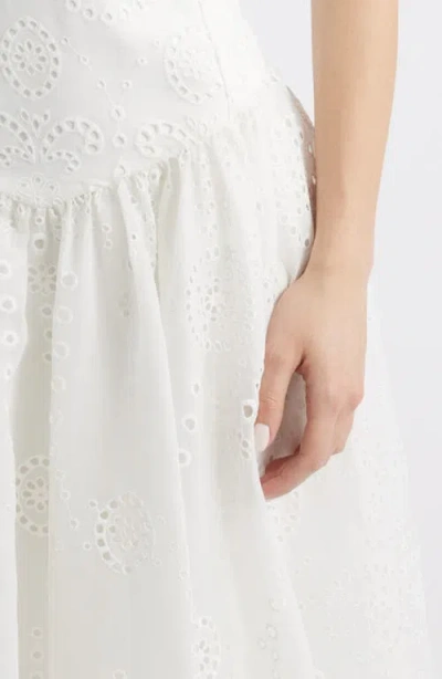 Likely Breena Eyelet Midi Sundress