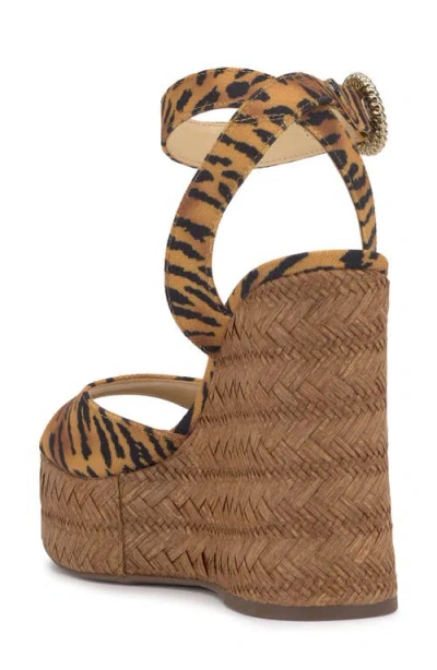 Jessica Simpson Women's Kamindi Ankle-strap Platform Wedge Sandals