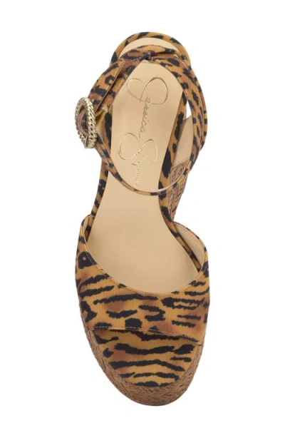 Jessica Simpson Women's Kamindi Ankle-strap Platform Wedge Sandals