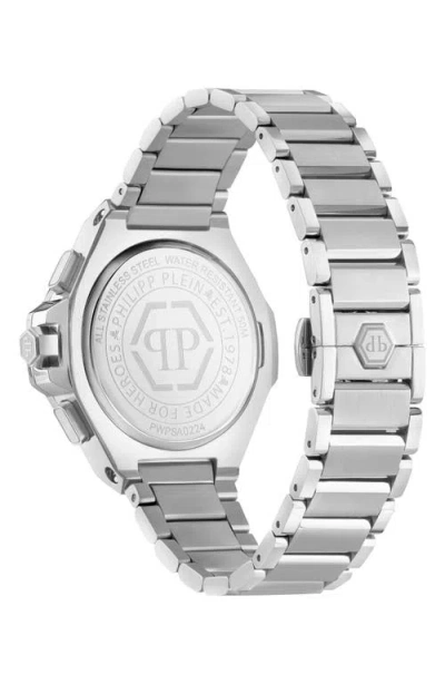 Philipp Plein Chrono Royal Bracelet Watch, 42mm