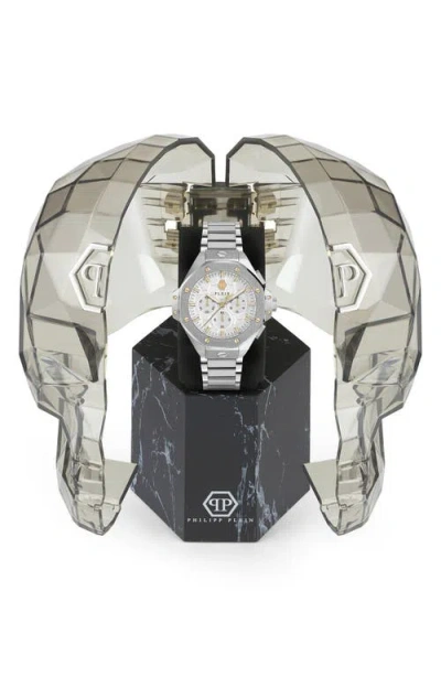 Philipp Plein Chrono Royal Bracelet Watch, 42mm