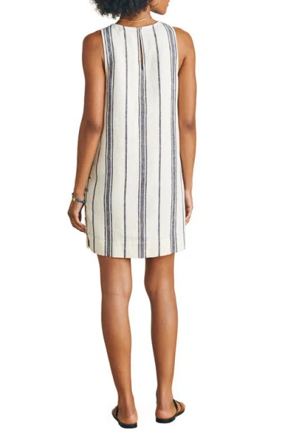 Faherty Carini Linen Shift Dress