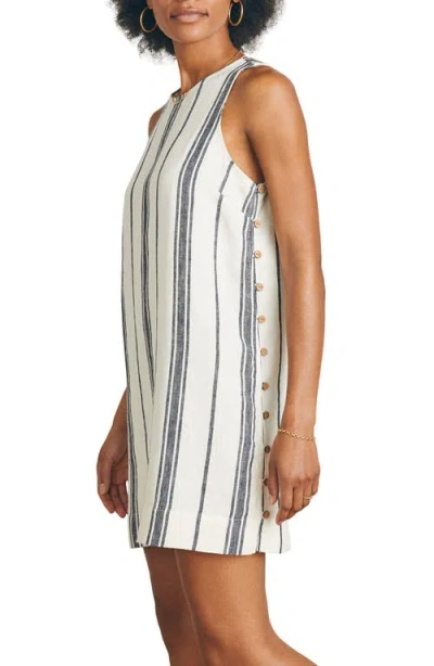 Faherty Carini Linen Shift Dress