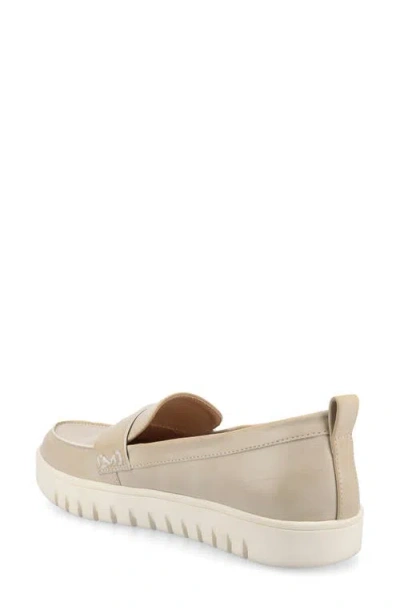 Journee Collection Journee Womens Tayla Medium And Wide Width Penny Loafer In Neutral