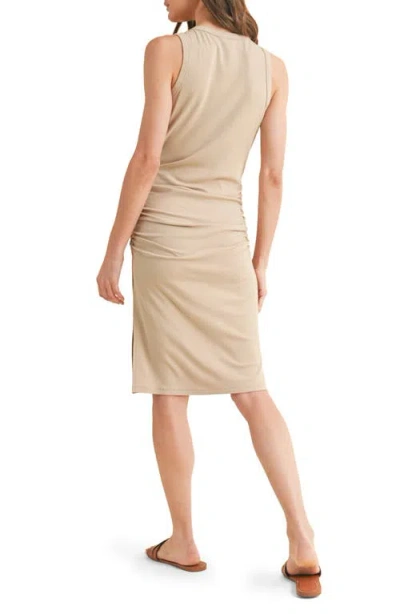 Wishlist Ruched Rib Tank Dress