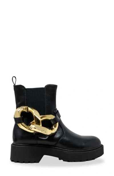 Chase & Chloe Chase And Chloe Chunky Chain Strap Lug Boot