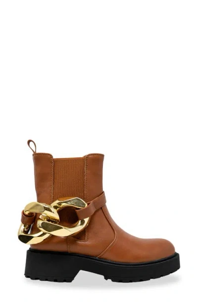 Chase & Chloe Chase And Chloe Chunky Chain Strap Lug Boot