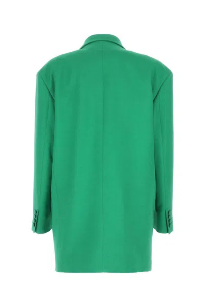 Valentino Garavani Green Crepe Couture Oversize Blazer