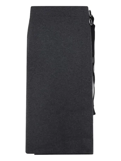 Jil Sander Flannel Skirt