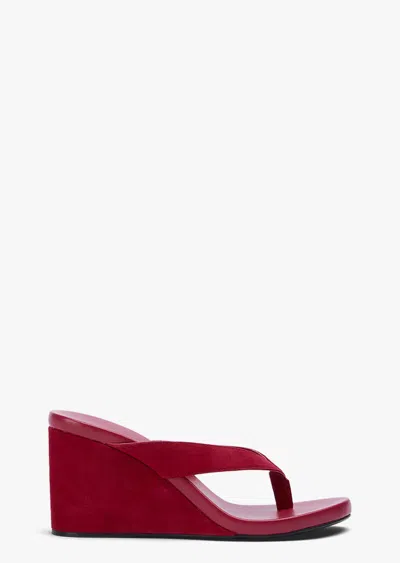 Tony Bianco Avanti Scarlet Suede