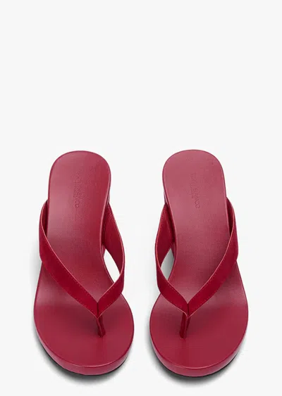 Tony Bianco Avanti Scarlet Suede