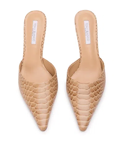 Tony Bianco Sicily Tan Python