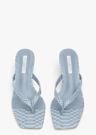 Tony Bianco Topaz Denim Python