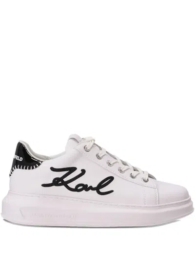 Karl Lagerfeld Embroidered-logo Sneakers