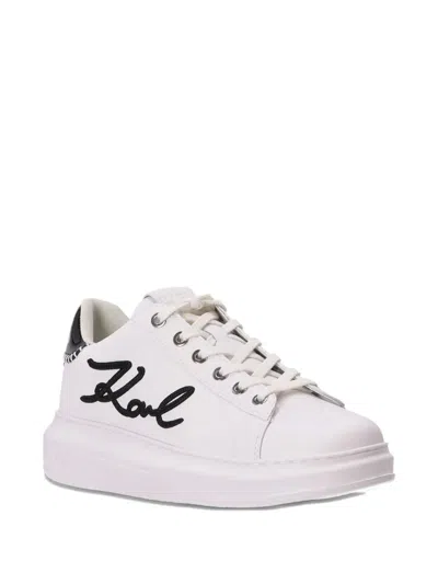 Karl Lagerfeld Embroidered-logo Sneakers