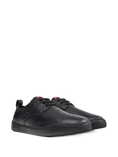 Camper Peu Touring Leather Sneakers In Black