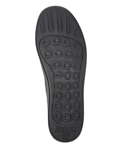 Camper Peu Touring Leather Sneakers In Black