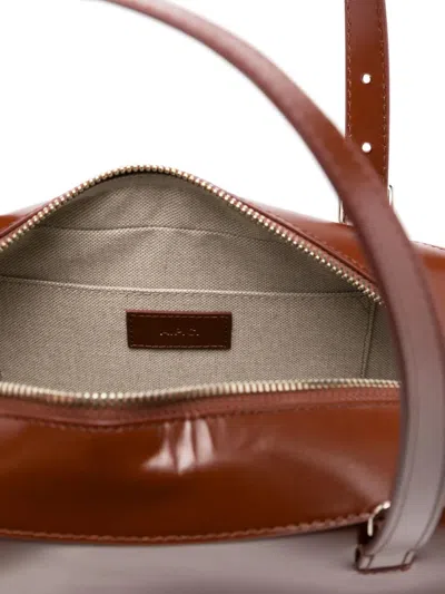 Apc A.p.c. Structured Shoulder Bag With Top Zip Closure