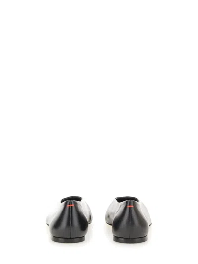 Aeyde Black Ida Ballerina Flats