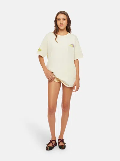 Attico T-shirt Ibiza Multicolor In Neutral