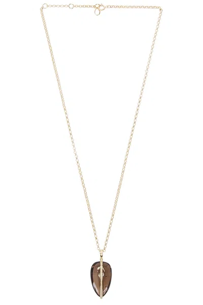 By Pariah Belcher Chain Sticks And Stones Pebble Pendant Necklace
