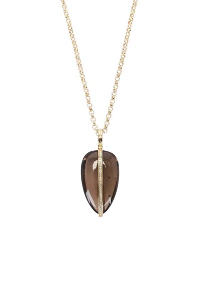 By Pariah Belcher Chain Sticks And Stones Pebble Pendant Necklace