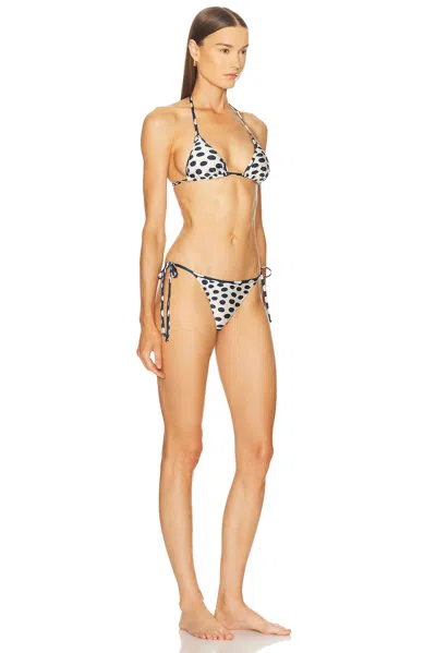 Adriana Degreas Pois Triangle Bikini Set