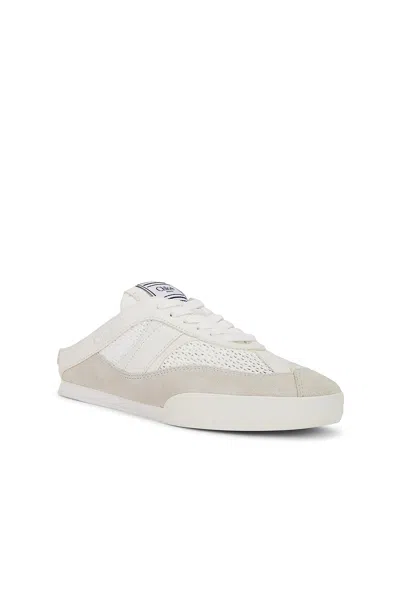 Chloé Kick Mesh And Leather Low-top Mule Sneakers