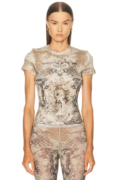 Jean Paul Gaultier Le Medaillon Top In Multi