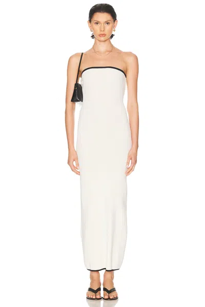Solid & Striped The Caroline Column Dress In White