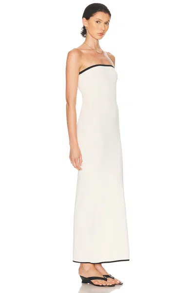 Solid & Striped The Caroline Column Dress In White