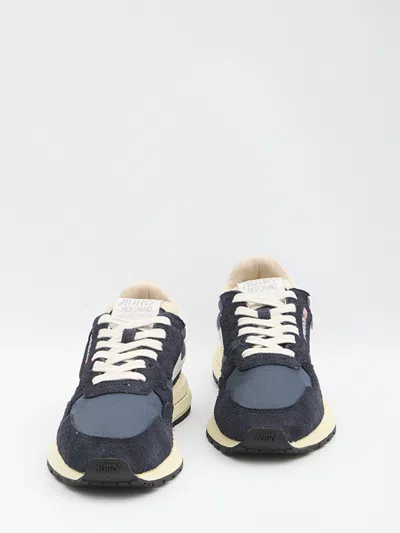 Autry Reelwind Super Vintage Sneakers With Suede Accents In Multi