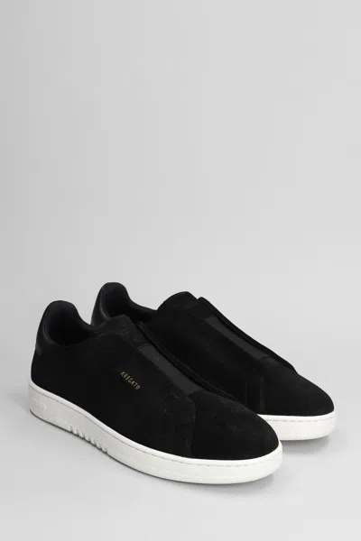 Axel Arigato Dice Laceless Sneakers In Black Suede In Black