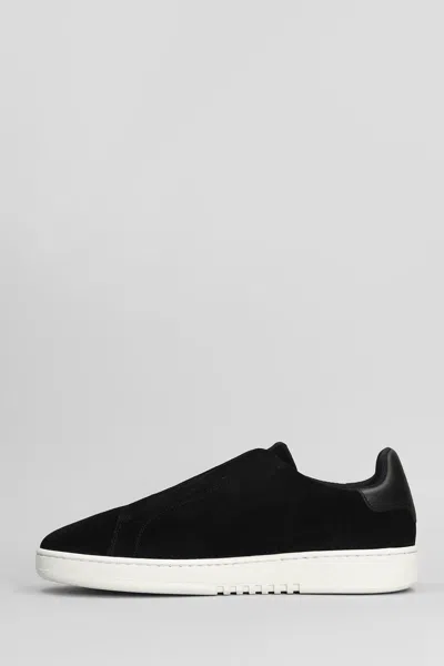 Axel Arigato Dice Laceless Sneakers In Black Suede In Black