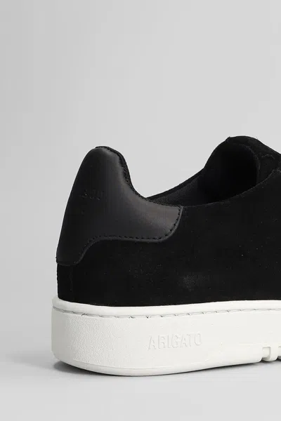 Axel Arigato Dice Laceless Sneakers In Black Suede In Black