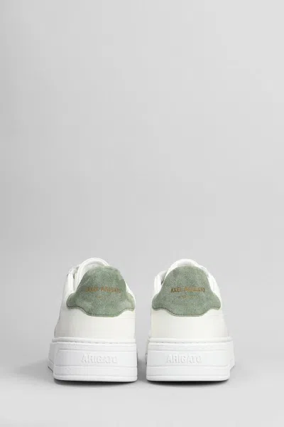 Axel Arigato Womens Vintage Orbit Leather Low-top Trainers Pale G In Green