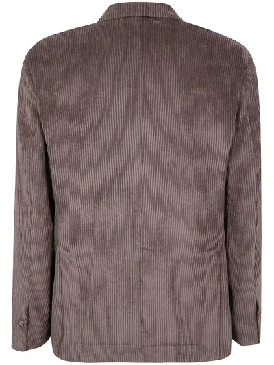 Barba Napoli Barba "easy Mono" Jacket In Brown