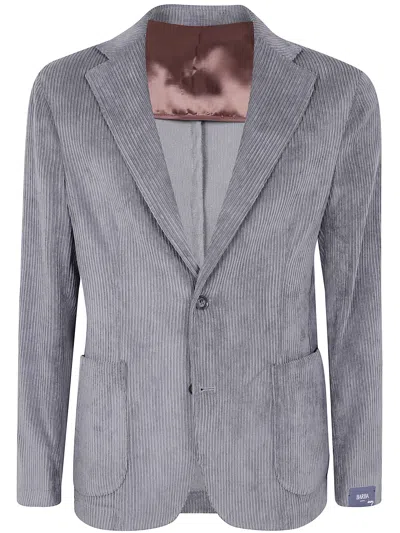 Barba Napoli Barba "easy Mono" Jacket In Gray