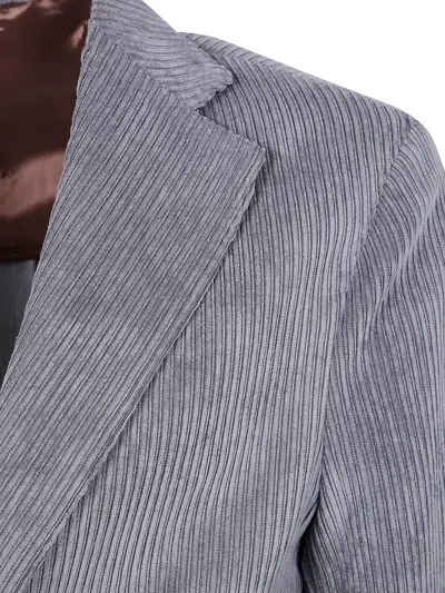 Barba Napoli Barba "easy Mono" Jacket In Gray