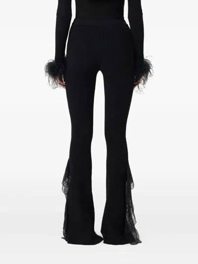 Blumarine Knit Insert Lace Pants