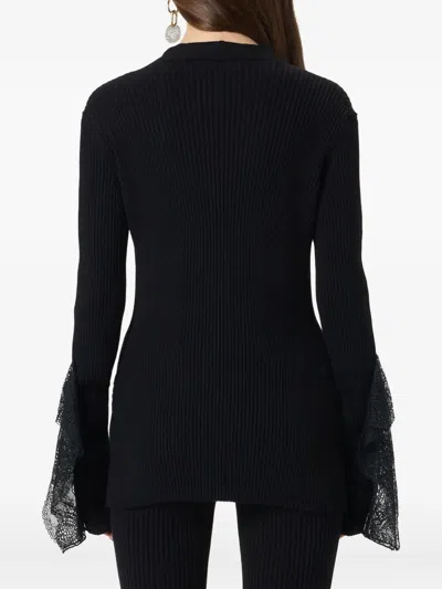 Blumarine Black Top In Black