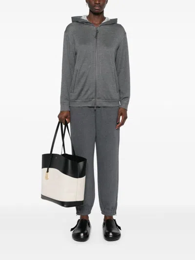 Brunello Cucinelli Cotton And Silk Blend Hoodie