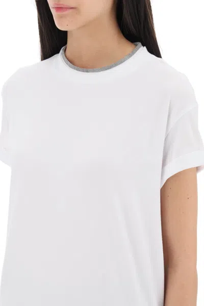 Brunello Cucinelli Cotton T-shirt In White